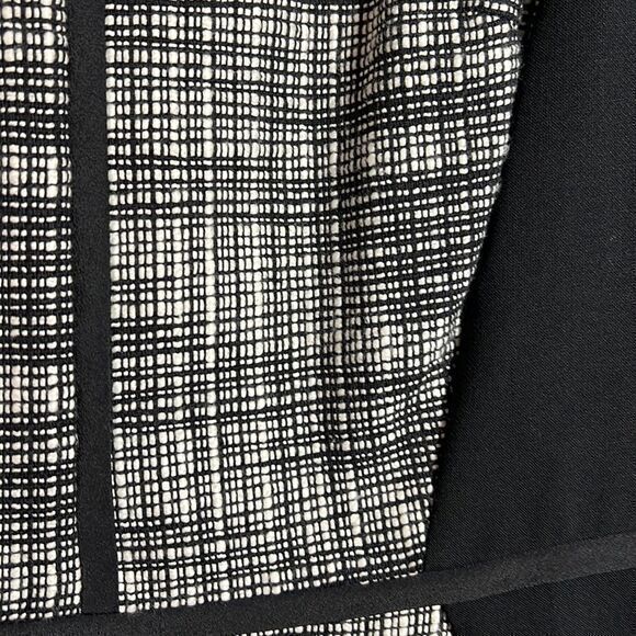 Ann Taylor LOFT Black Tweed Stripe Floral Sleeveless Sheath Dress Women's 6P‎ - Picture 4 of 9